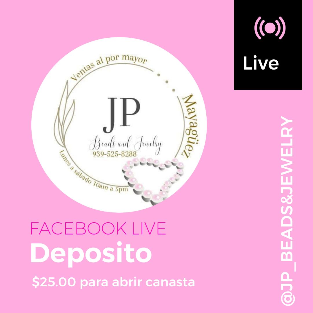 Depósito Facebook Live